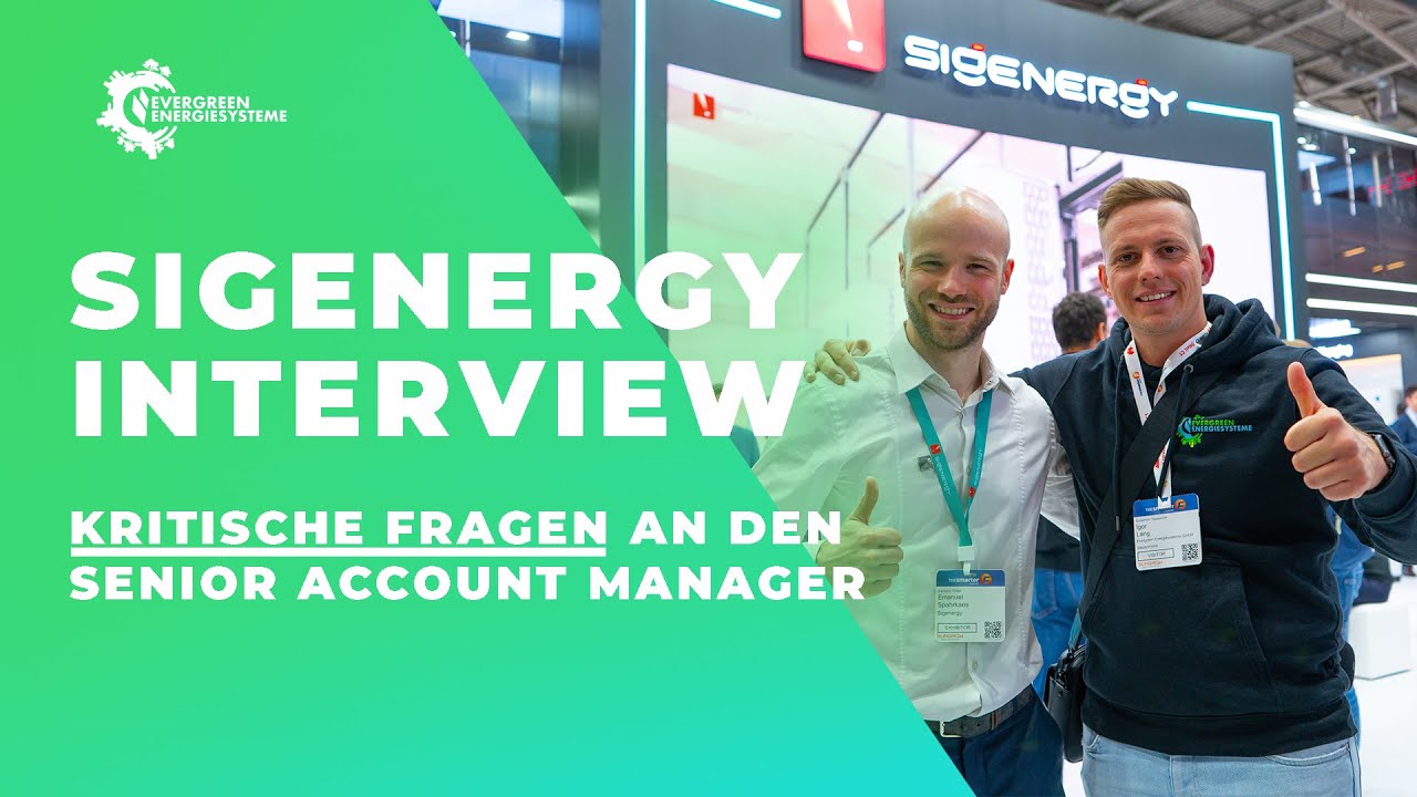 📌 Sigenergy im Faktencheck: Innovation, Lautstärke, Datenschutz – Antworten vom Senior Manager!