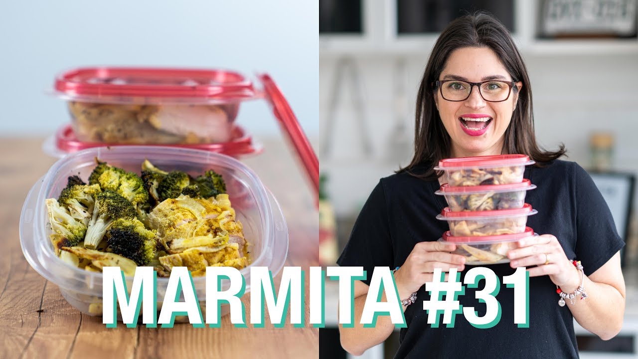 MARMITA FITNESS PARA A SEMANA em 50 minutos | Receita #31 | FRANGO COM BATATA DOCE | Veronica Laino