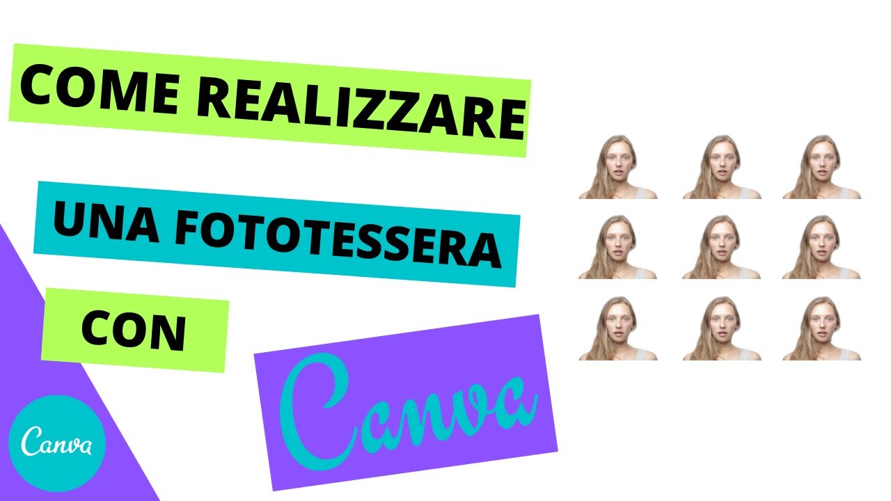 Come realizzare una fototessera con Canva