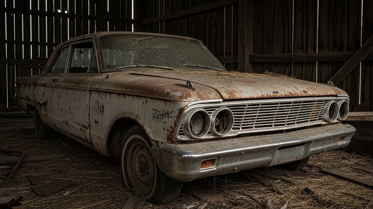 ASMR Car Restoration! Full Restoration 1963 Ford Barn Find from Abandoned to Like New