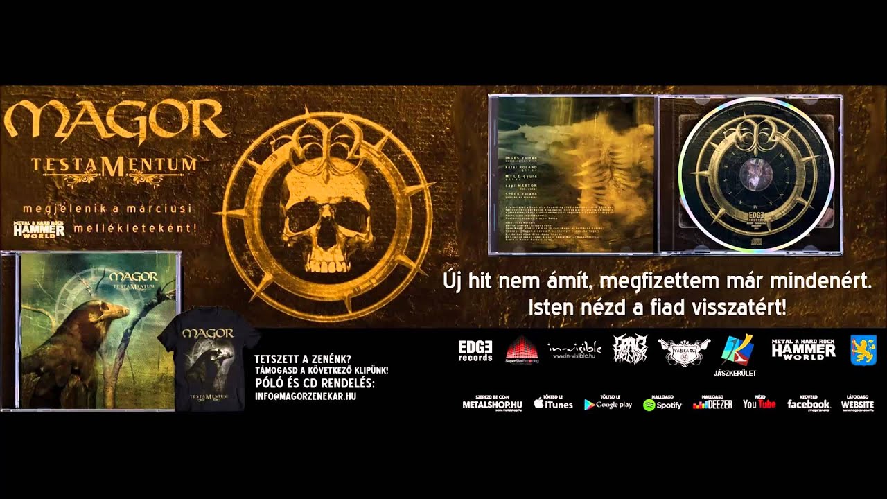 Magor - Isten, nézd (a fiad visszatért) (hivatalos szöveges / lyrics videó a Testamentum lemezről)