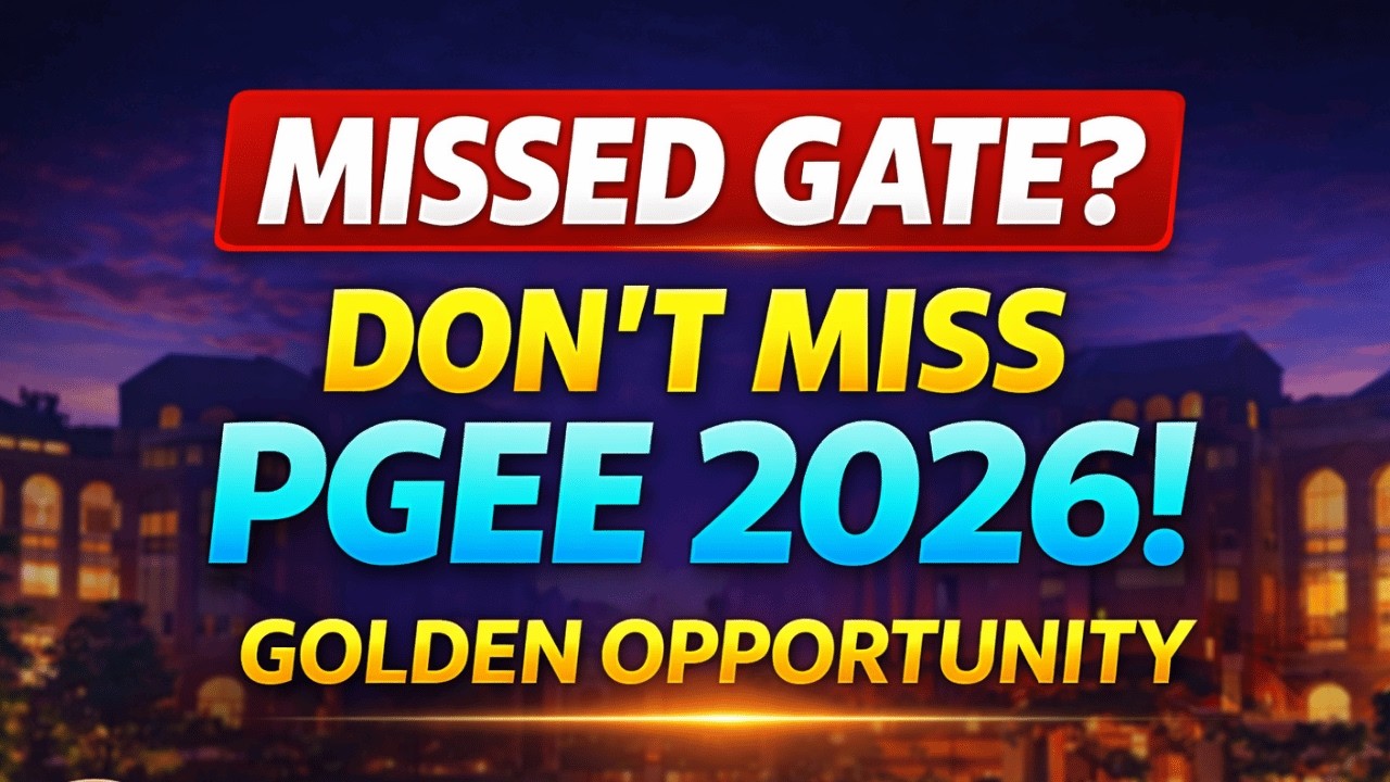 Missed GATE |   Don’t Miss IIIT Hyderabad PGEE 2026  |  Golden Opportunity