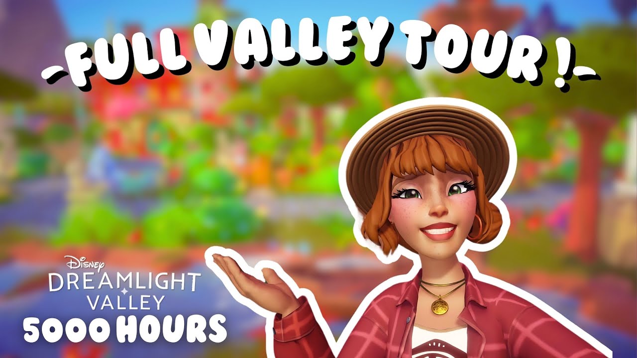 5000+ hour FULL valley tour!! - disney dreamlight valley