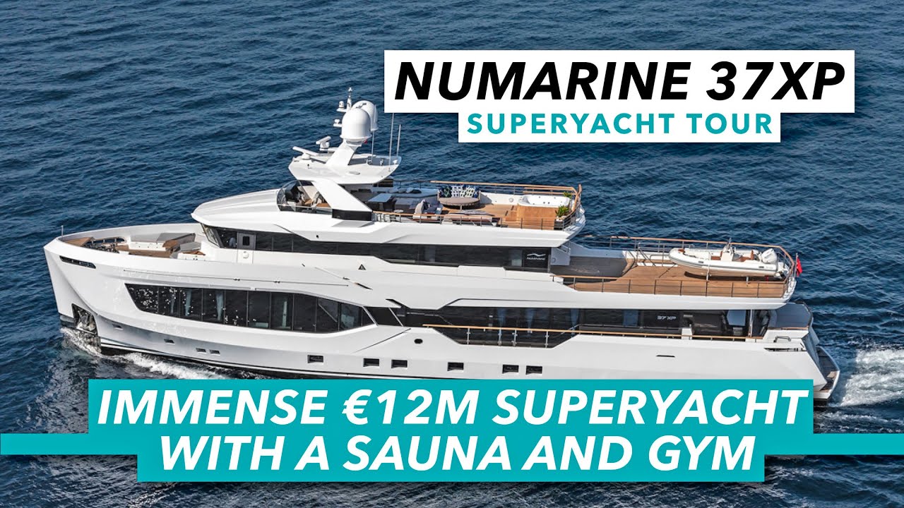 Immense €12m superyacht with a sauna and gym | Numarine 37XP yacht tour | Motor Boat & Yachting