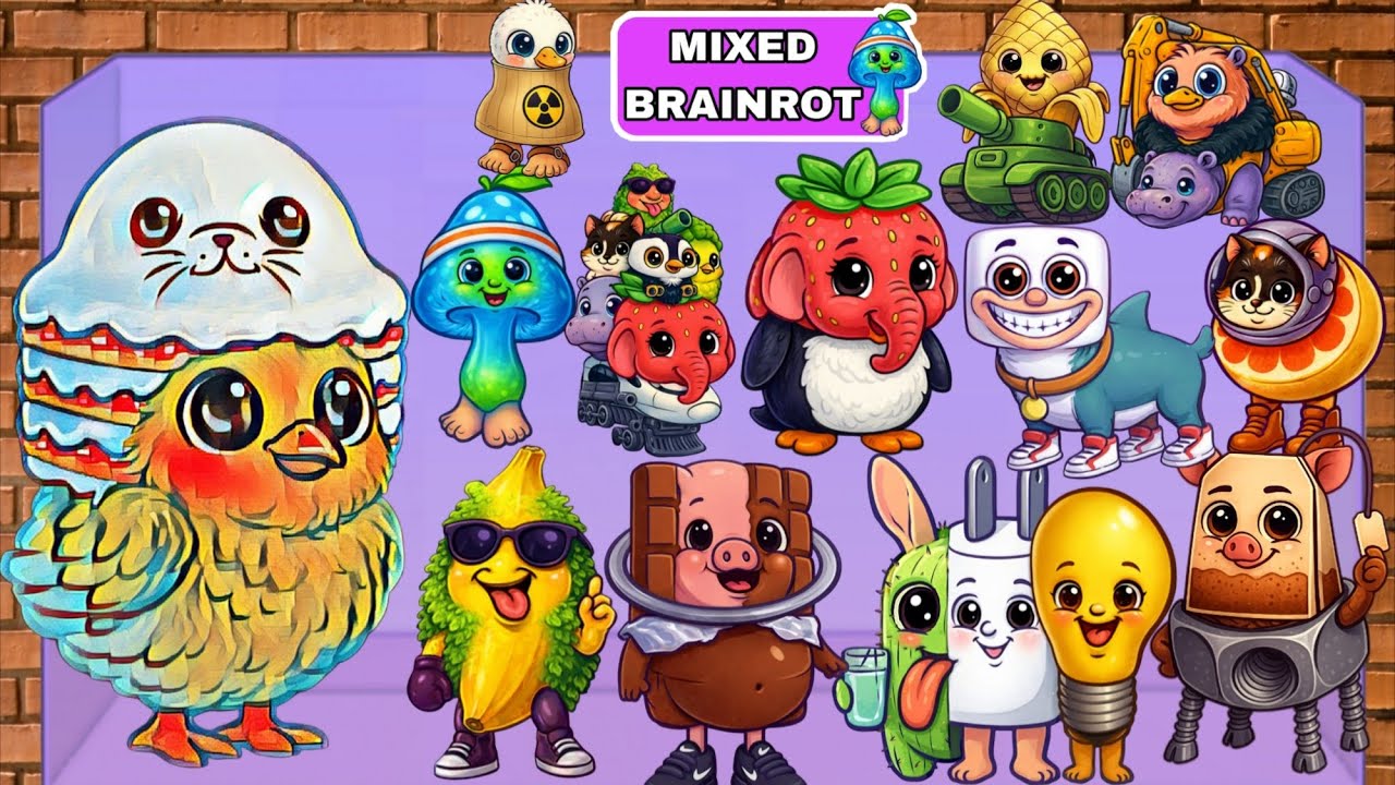 Merge Fellas Gameplay | Reverse Mixed Baby Brainrot Max Level Boss Fight New Mode 