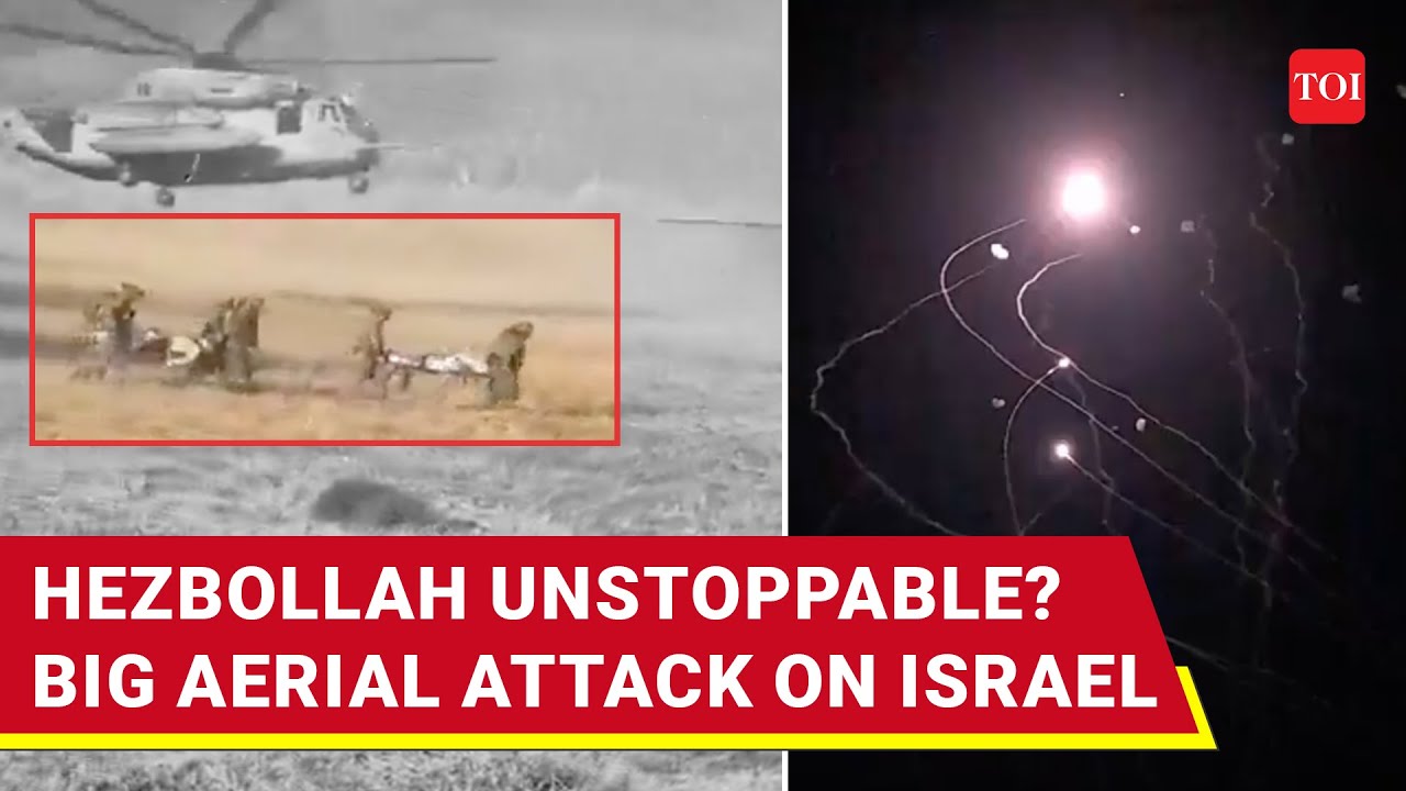 Hezbollah Outsmarts IDF; Rains Missiles & Drones On Israel From South Lebanon | Watch