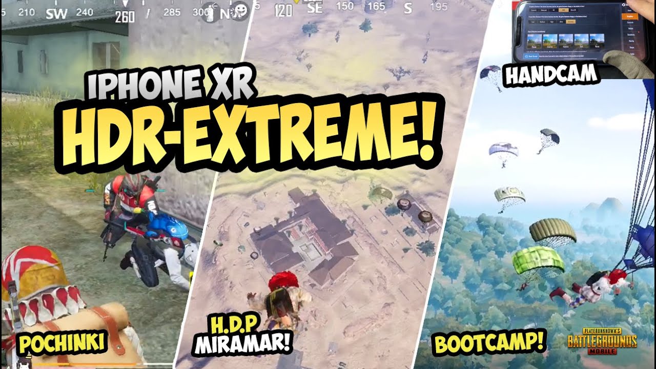 IPHONE XR PUBG GAMING TEST DI 3 SPOT BARBAR! SOLO VS SQUAD, HDR EXTREME, FULL GYRO!