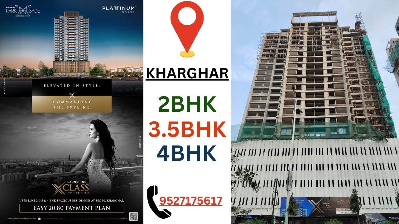 2BHK / 3.5BHK / 4BHK SPACIOUS FLATS AT KHARGHAR | POSSESSION JUNE 2025 | CALL 9527175617 #platinum