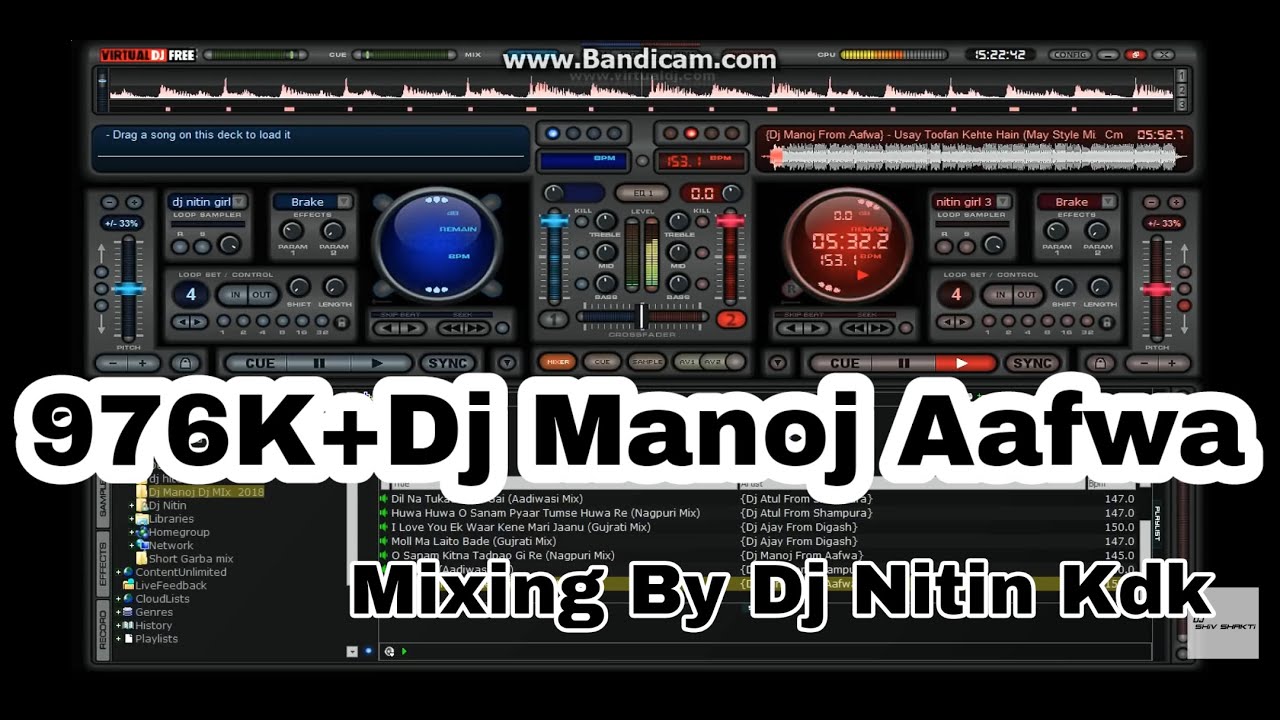 Dj Nitin Mixing Song By Dj Manoj Aafwa (Part 1)