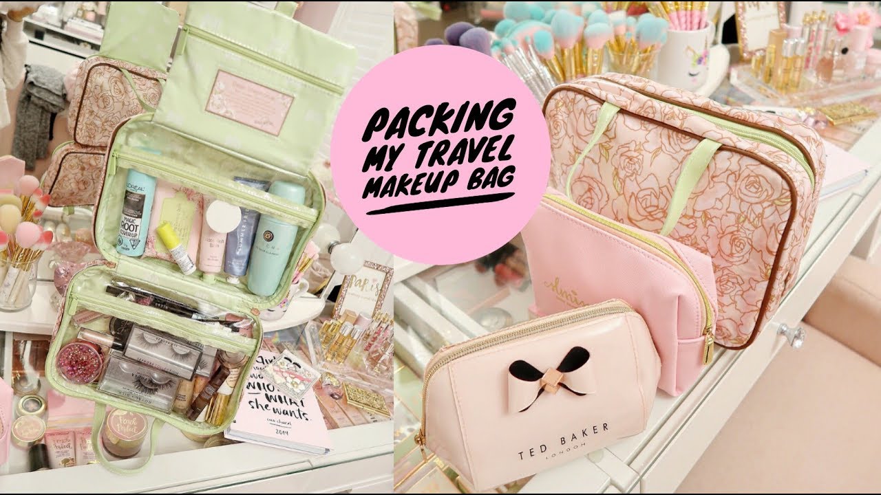 PACK WITH ME! TRAVEL BEAUTY ESSENTIALS💕