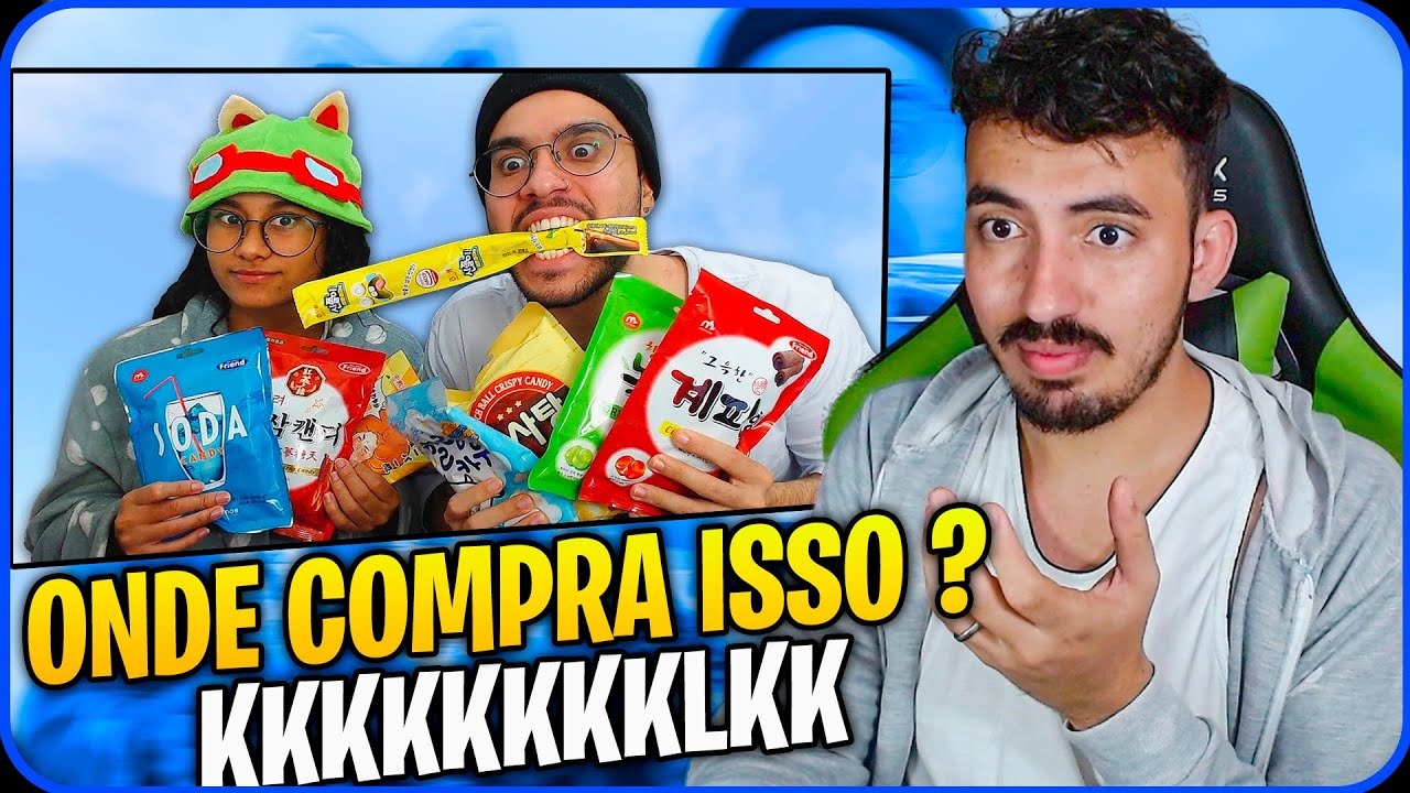 PROVANDO DOCES ASIÁTICOS - KLEBERIANO | Leozin React