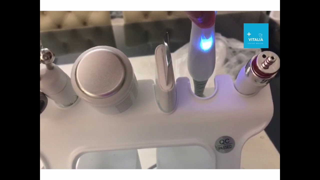 Hidro dermoabrasion facial modo de uso y ensamblado