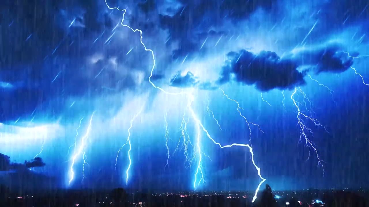 EPIC THUNDER & RAIN | Rainstorm Sounds For Relaxing, Focus or Sleep  White Noise 10 Hours