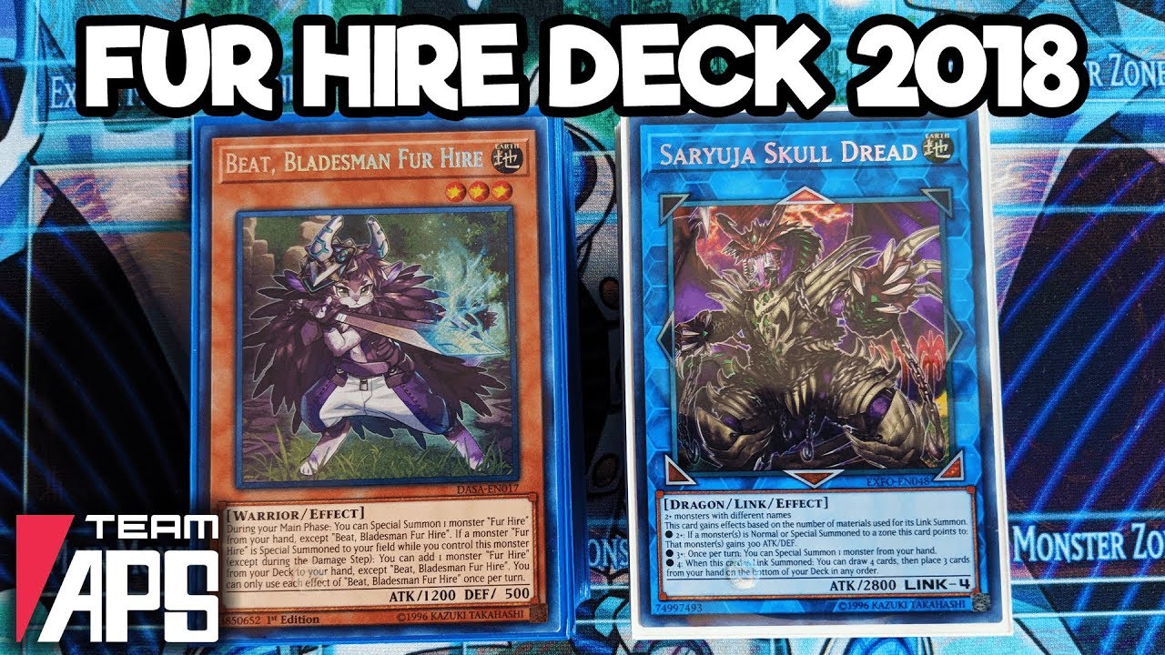 Yu-Gi-Oh! *NEW* Deck Fur Hire! Profile! June 2018! 🐾