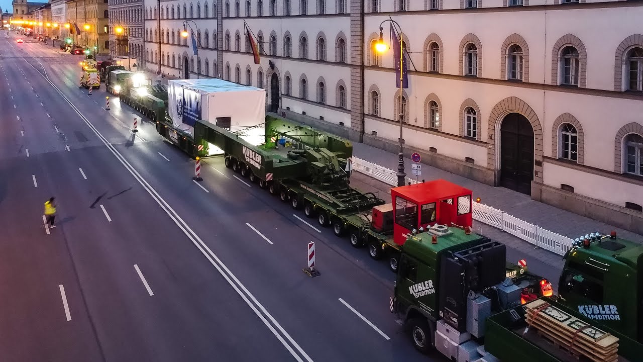 StB Verkehrstechnik GmbH - VLM & Begleitung II Schwertransport Gasturbine München Spedition Kübler