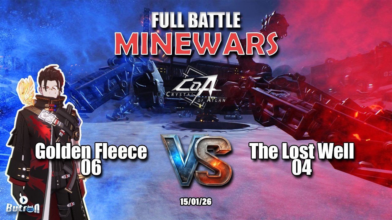 Minewars Full Battle (GF 06 VS TLW 04 15 Jan 26), Gameplay Magician, Crystal Of Atlan. UNCUT