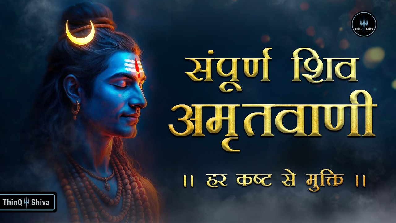 संपूर्ण शिव अमृतवाणी |Most Powerful Shiv Amritvani| Somvar Special |to Remove Negativity 