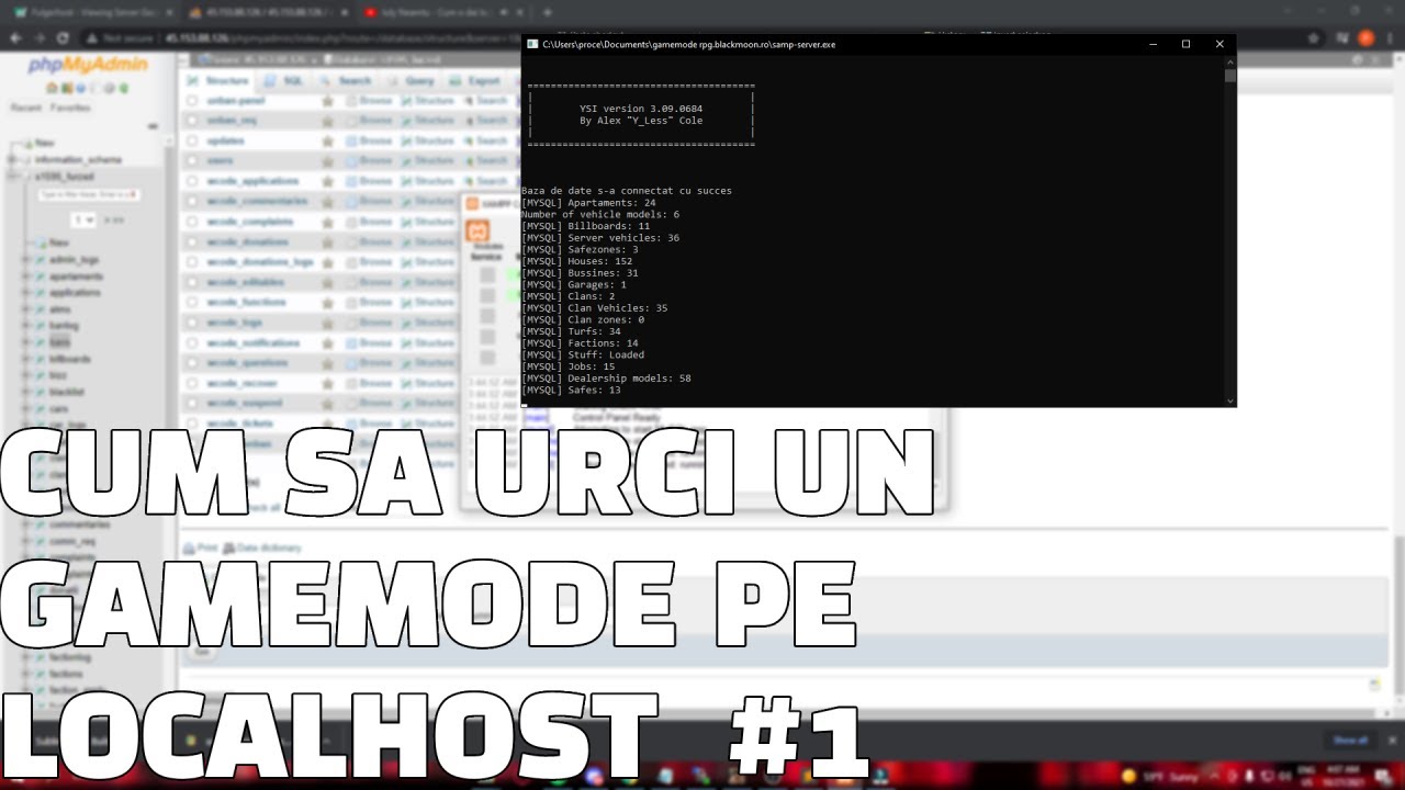 Tutoriale Scripting #1 | Cum sa urci un gamemode pe localhost.