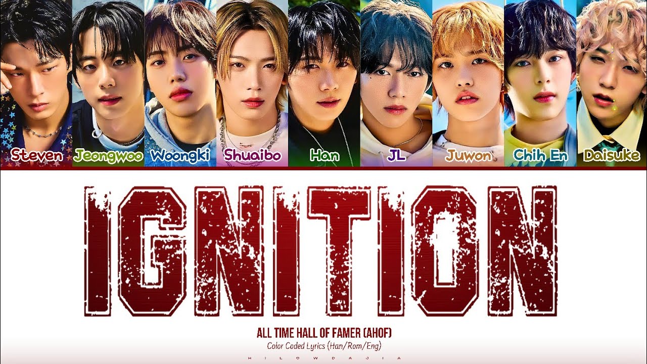 [CORRECTED: Open CC] AHOF (아홉) - IGNITION (Color Coded Lyrics) [Official Audio]