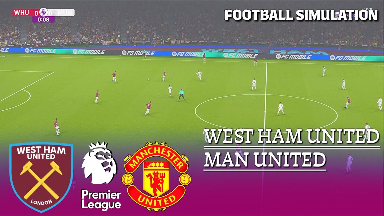 West Ham vs Manchester United - Premier League | PES 21 Simulation