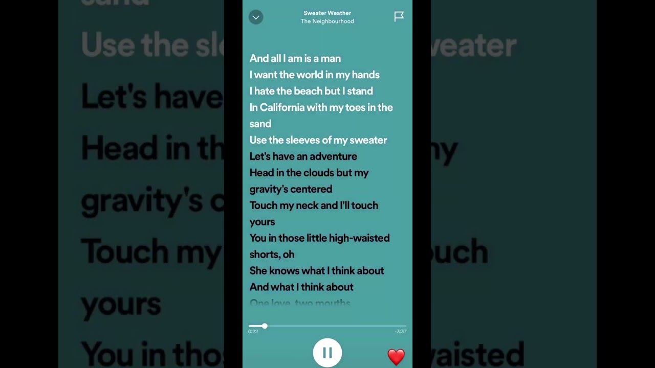 sweater weather ❤️/ not my song/ all credit too 
