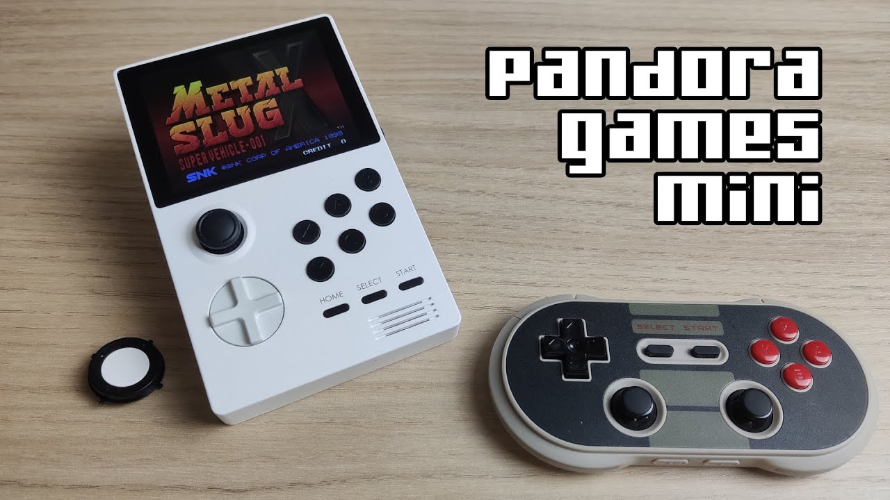 Pandora games mini : ajouter des jeux et améliorations de la console !