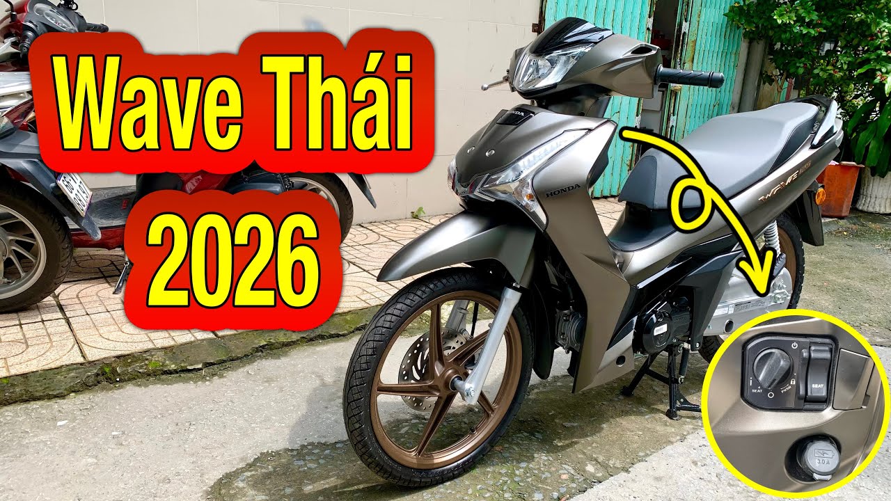 Wave 125i 2026 (wave th&aacute;i) - Nhập khẩu Thailand | Minh Nam L&ecirc; #wave125iปลาวาฬ #wavethai2026