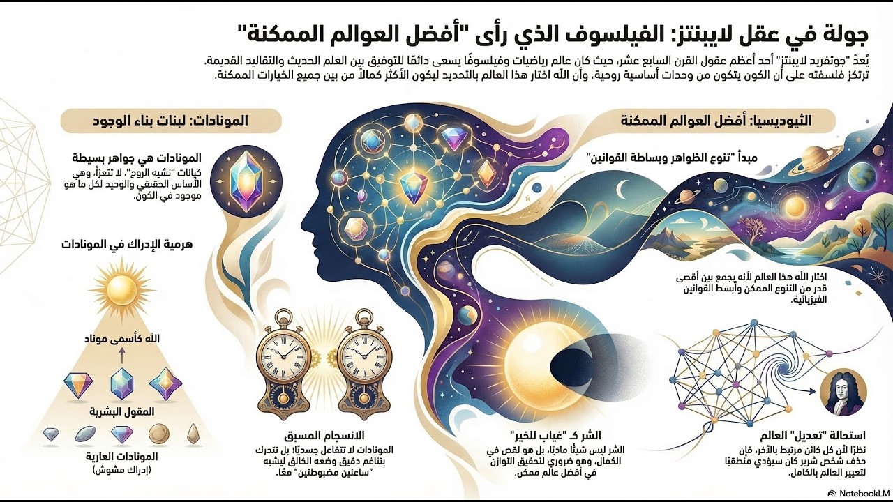 الكون كما يراه لايبنتس