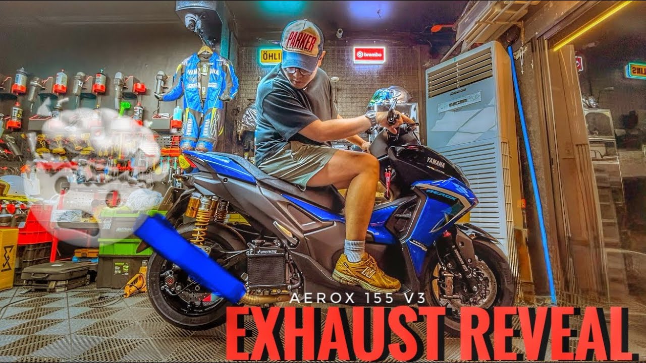 Exhaust Install - Aerox 155 V3 Build Episode 6 || TorqKey 