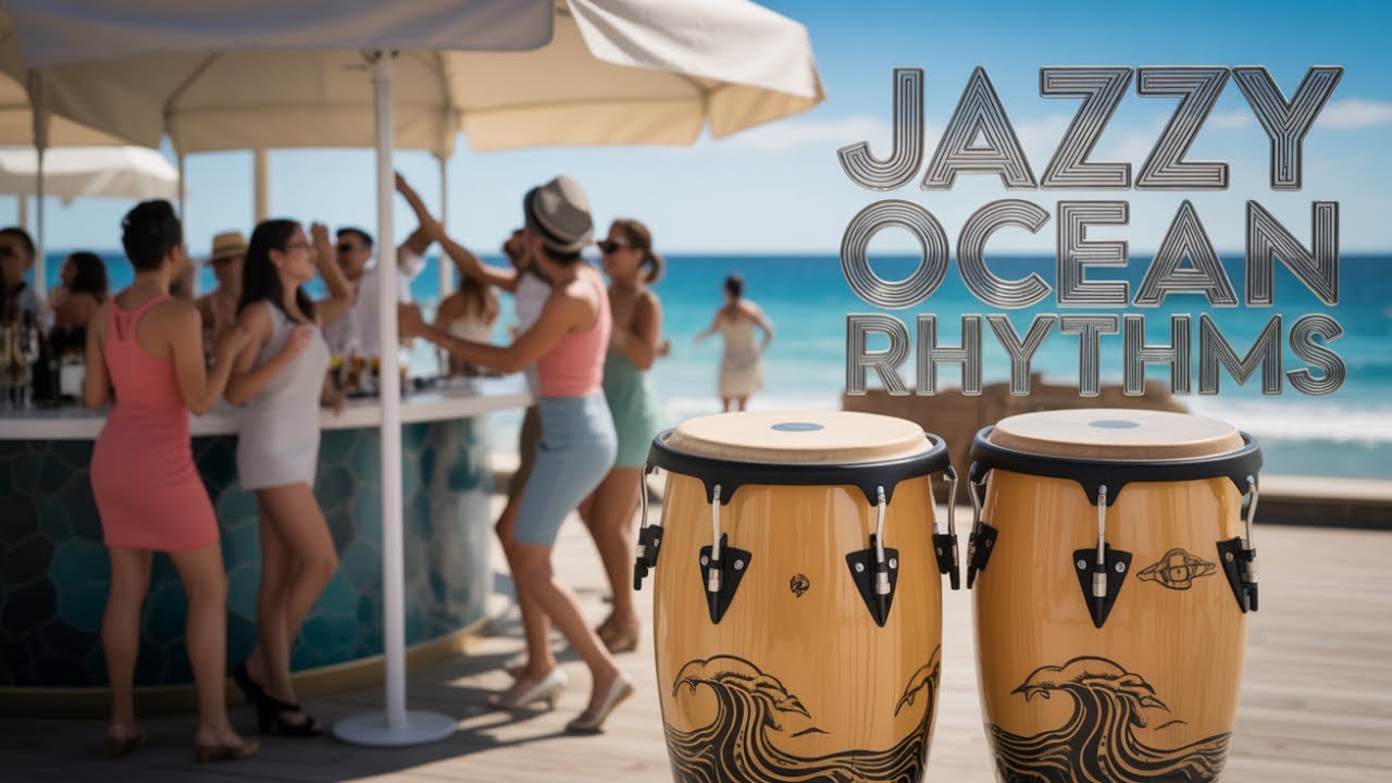 Cocktail Bar with Pool at the Ocean Vibes | Funk Reggae Jazz Bossa Nova Lounge [3H Summer Mix]