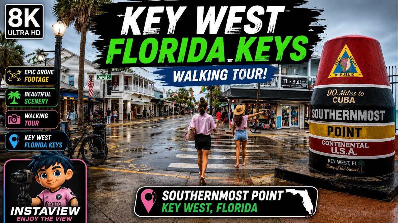 Key West Walking Tour 8K