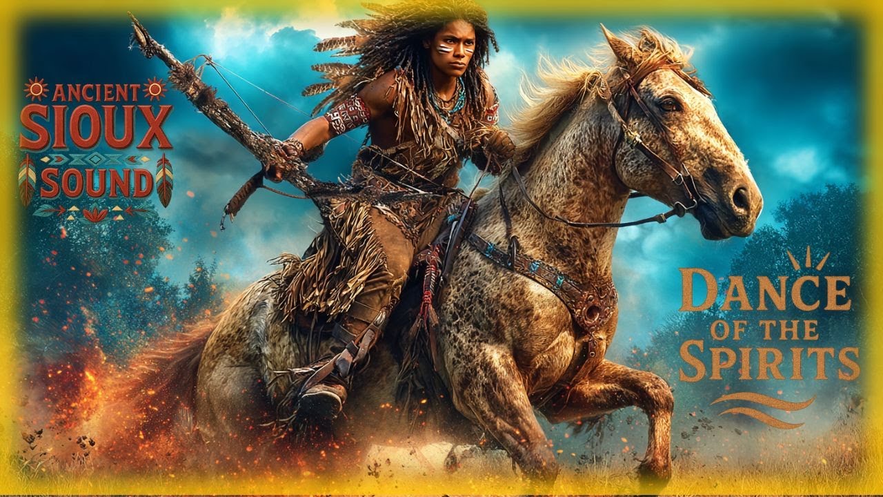 Sioux Tribal Sound 🦅 Dance of the Spirits | Epic Warrior Flute & Galloping Drums