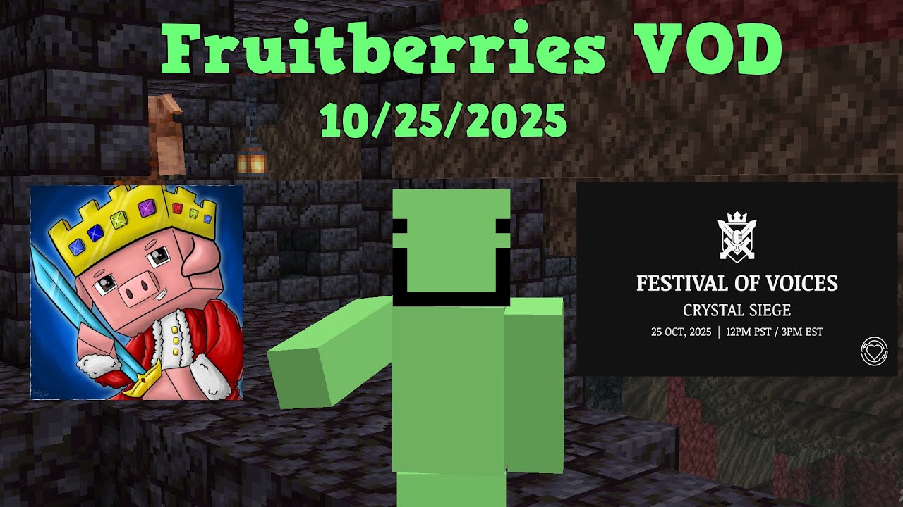Technoblade One Of Us Charity Event | Fruitberries VOD