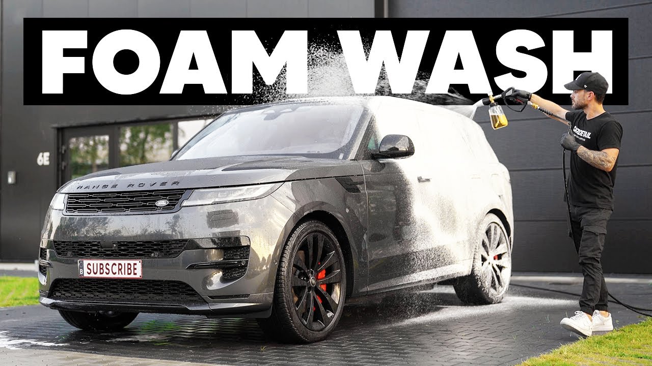 Cleaning a 2023 Range Rover Sport - Foam Wash