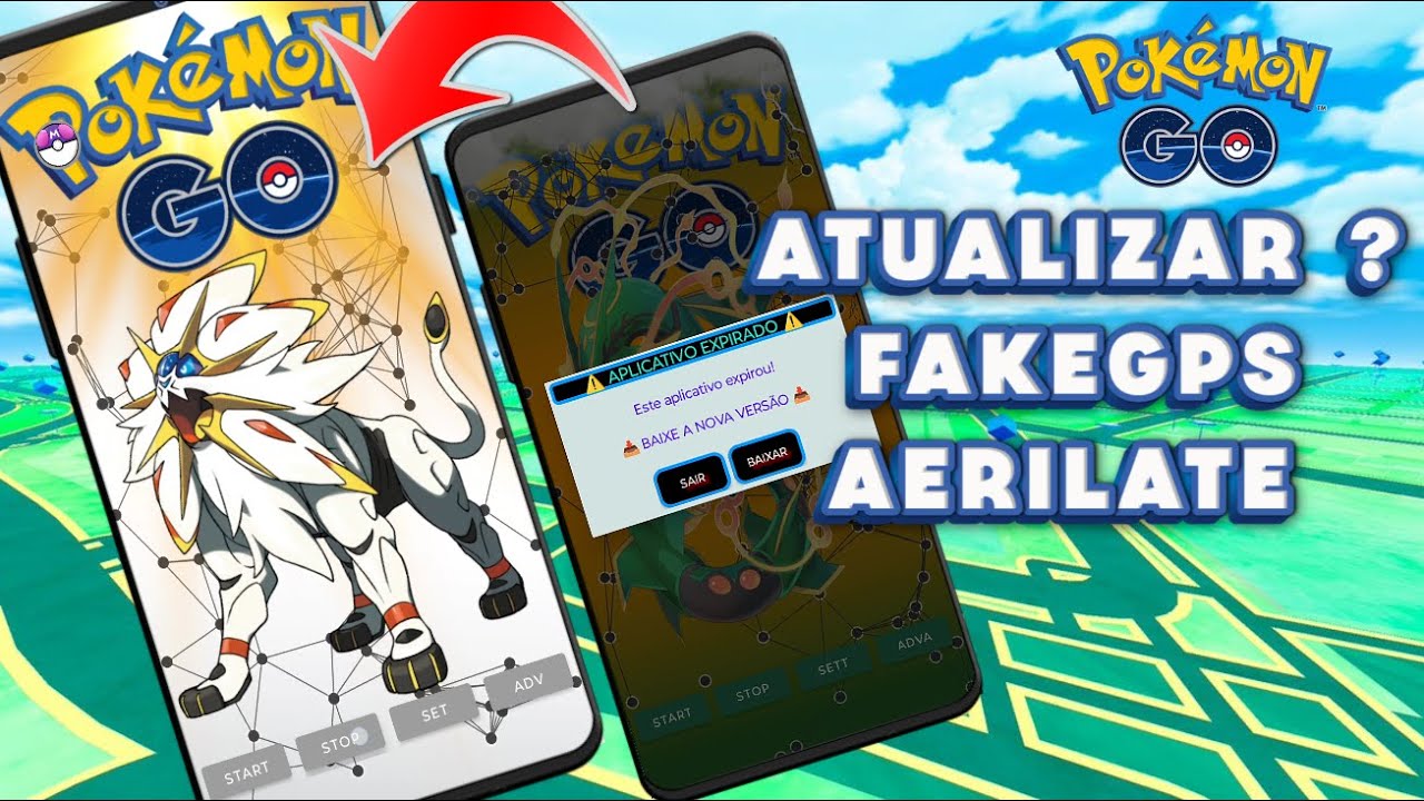 AERILATE FAKEGPS 100% GR&Aacute;TIS, Download Como Atualizar Hack Pok&eacute;mon GO Sem Banimento / ROOT