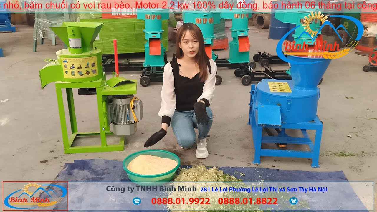 Máy Thái Băm Chuối Và Máy Xay Nghiền Đa Năng Ngô Thóc Giá Rẻ