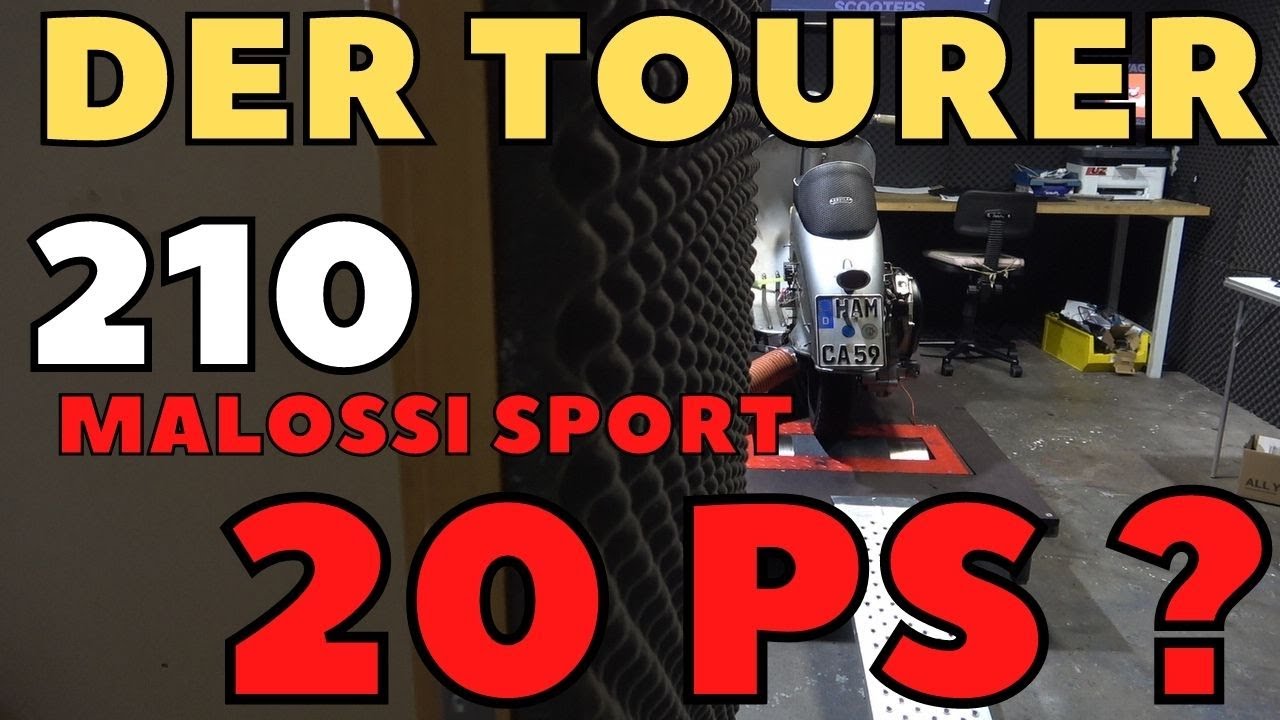 210 MALOSSI SPORT | 20PS ODER DOCH MEHR ? | DER TOURER