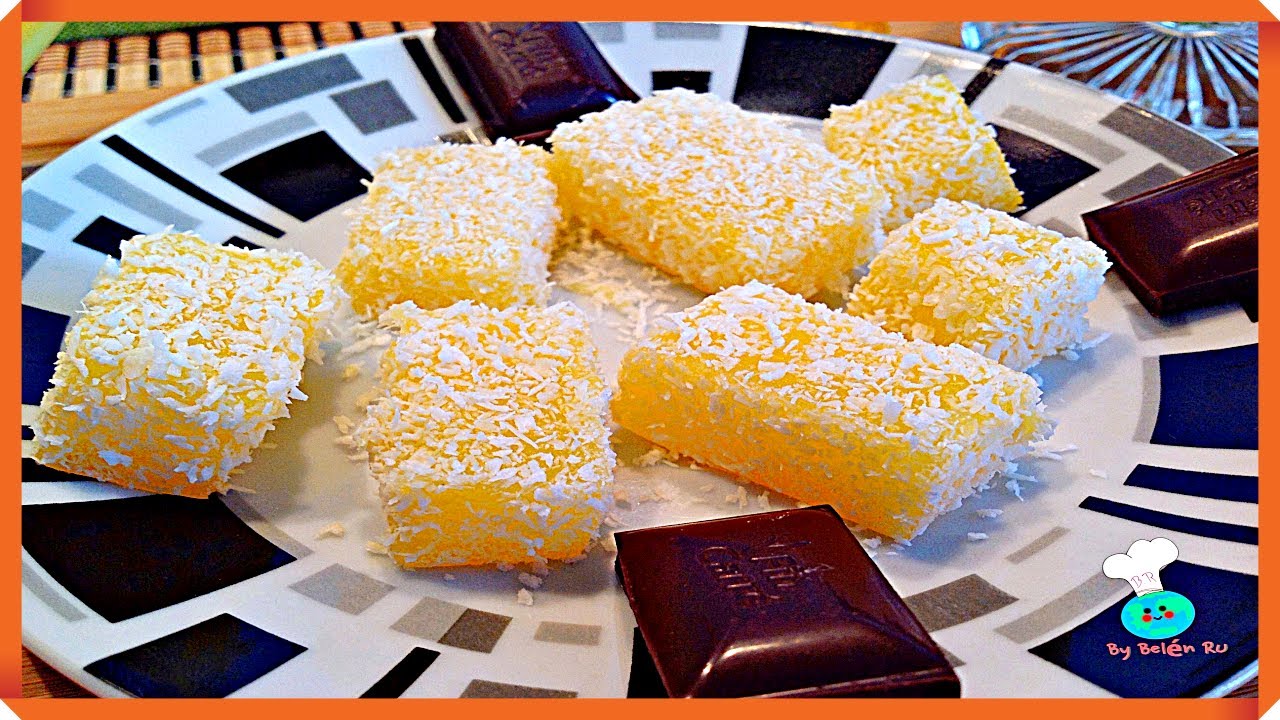 💚 DELICIAS TURCAS 🍊 TURKISH DELIGHT (LOKUM RECIPE) 🍊 POSTRE DE NARANJA SIN HORNO y SIN GELATINA