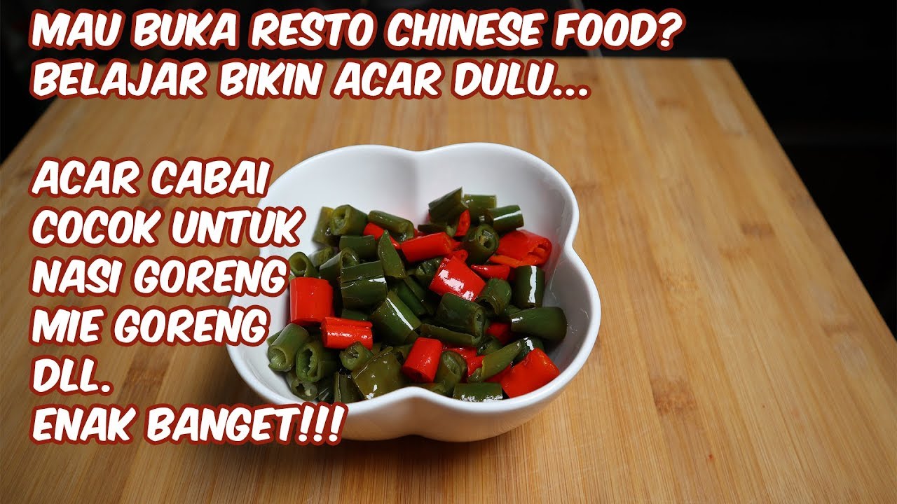 ACAR CABAI. COCOK UNTUK CHINESE FOOD.