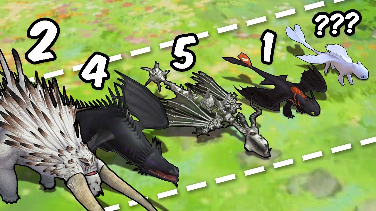 Top 10 De Las Especies de Dragones Más Raras en Cómo Entrenar A Tu Dragón