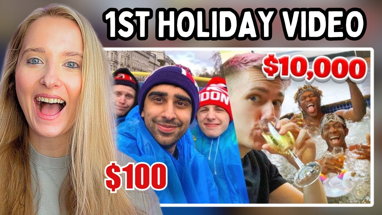 Reaction to SIDEMEN $10,000 VS $100 HOLIDAY