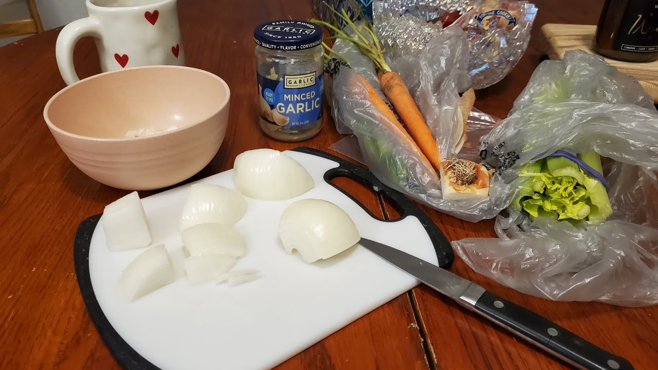 Trying to Kick a Cold with Homemade Soup