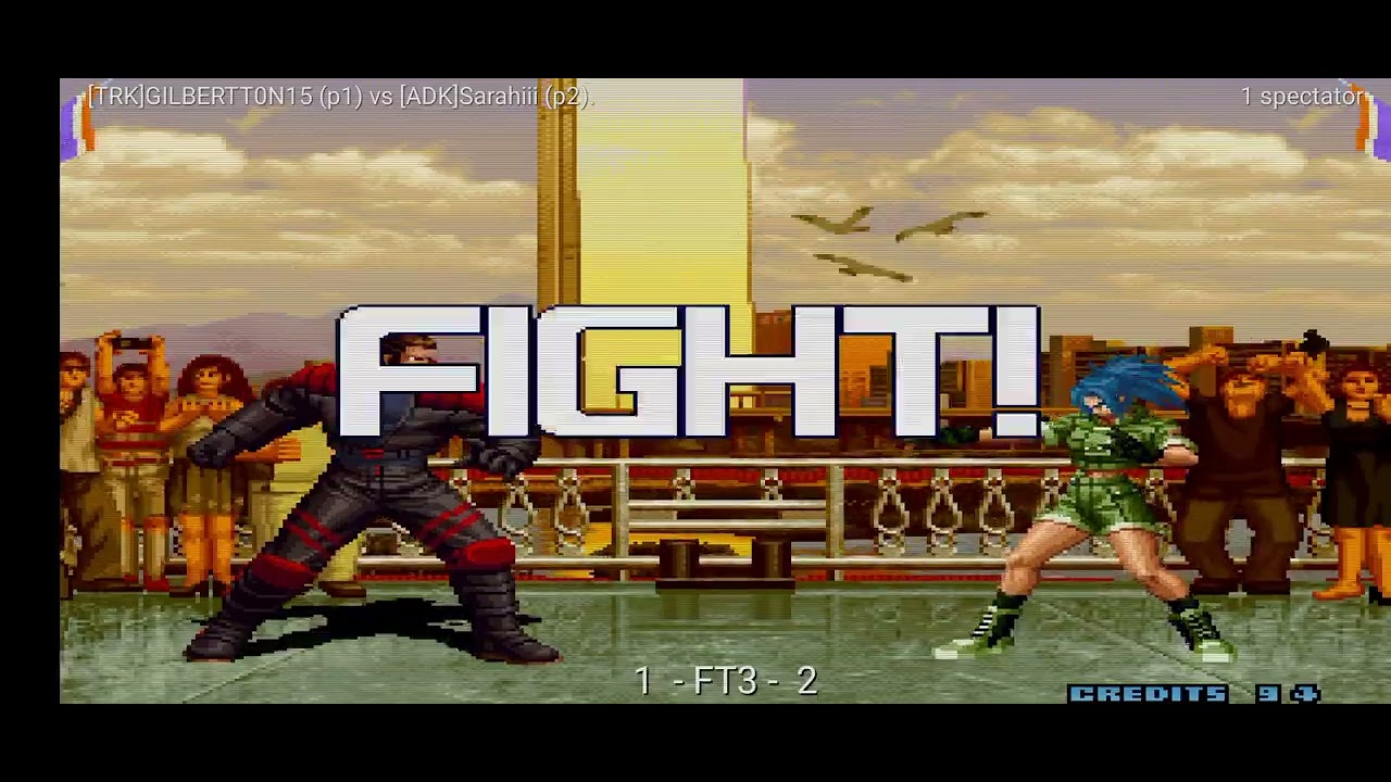 King Of Fighters 2002 magic Gılbertton15 Vs Sarahiii