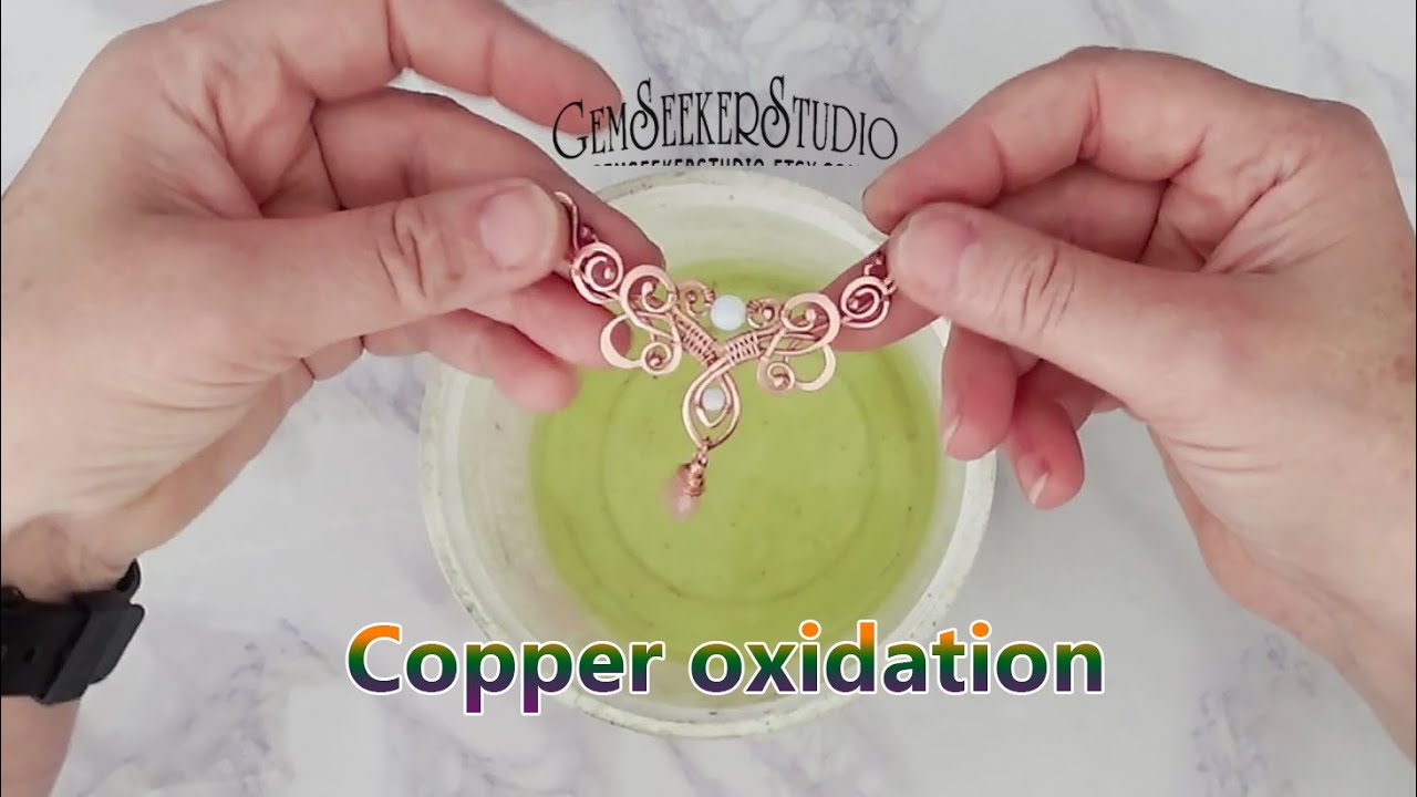 Unlocking the Secrets: How to oxidize copper or silver) jewelry.