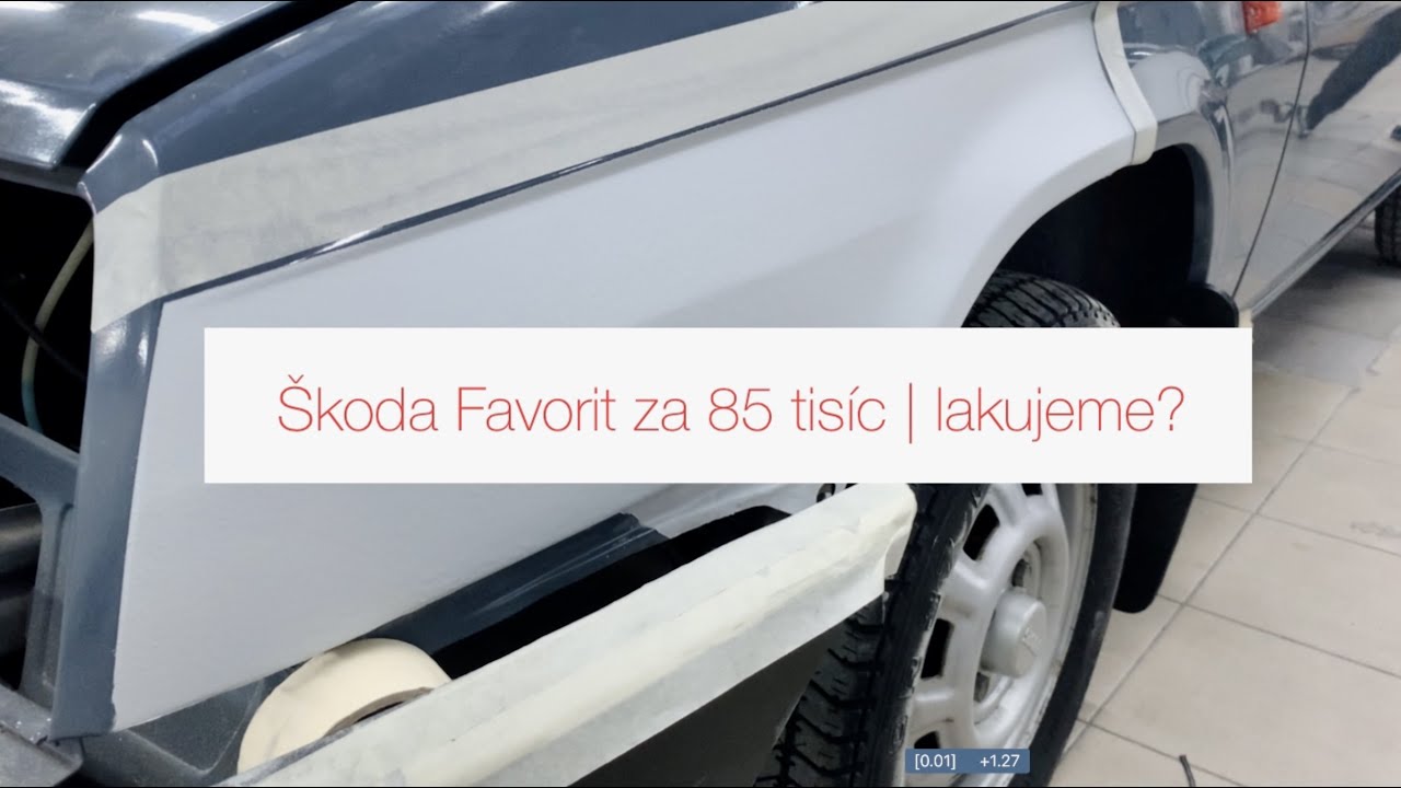 Škoda Favorit za 85 tisíc | lakujeme?
