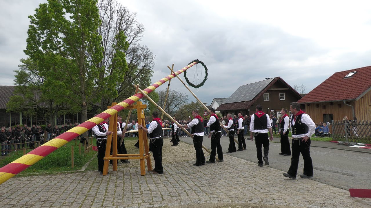 40- jähriges Jubiläum Zimmermannsgilde Riedheim Maibaumfest 30.04.2023