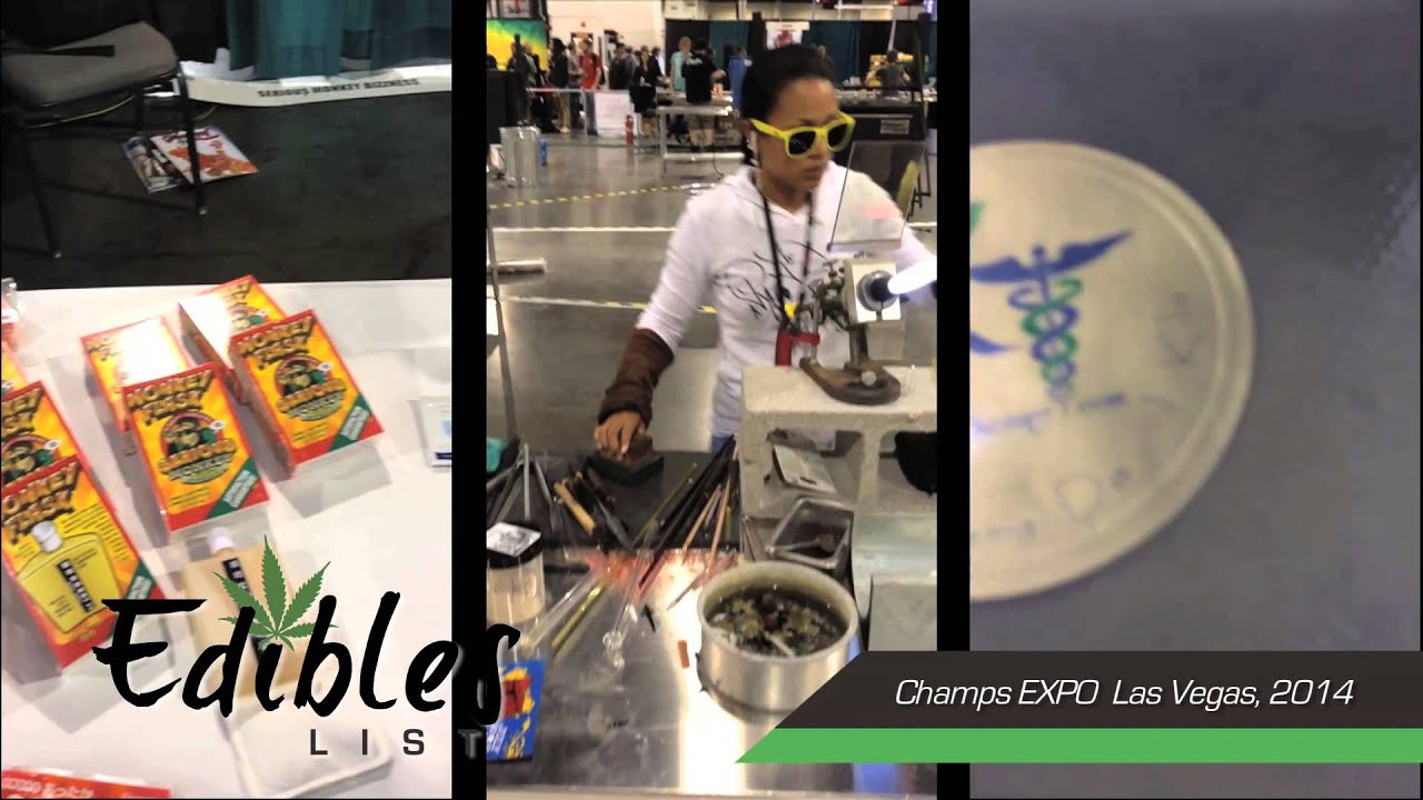 Edibles List at Champs Expos in Vegas