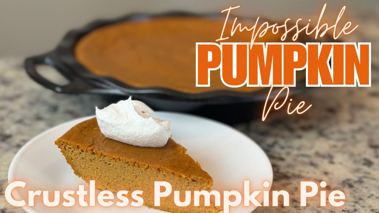 Рецепт тыквенного пирога без корочки — рецепт Impossible Pie Easy