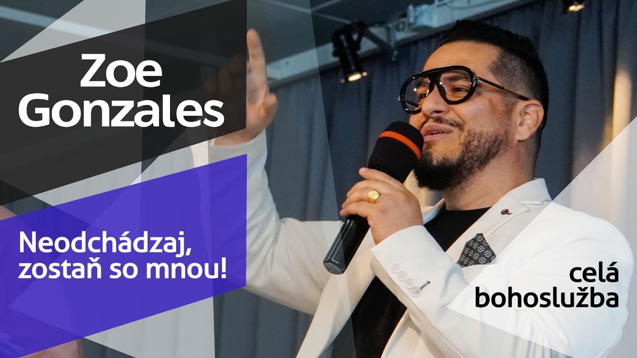 Bohoslužba - hosť Zoe Gonzales - Neodchádzaj, zostaň so mnou - 3.8.2025