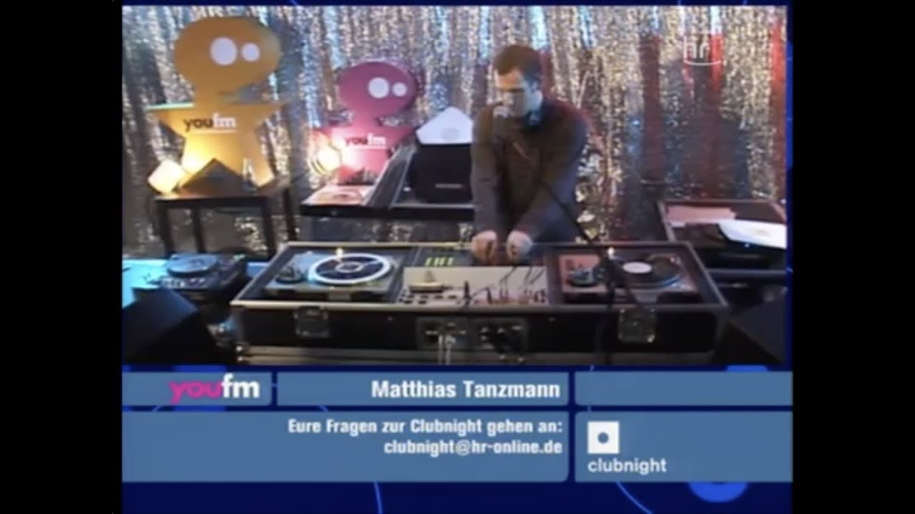 Matthias Tanzmann Vinyl Set at hr3 Clubnight German TV 26.11.2006